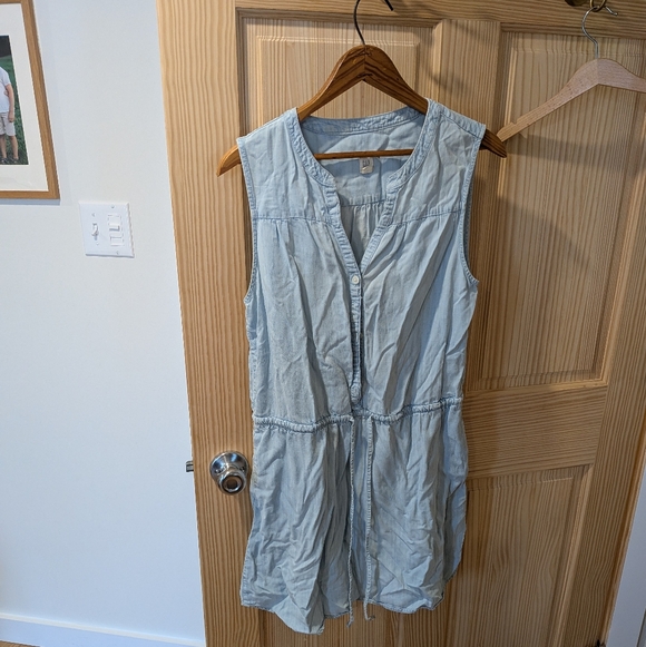GAP Dresses & Skirts - GAP Sleeveless Denim Blue Jumpsuit